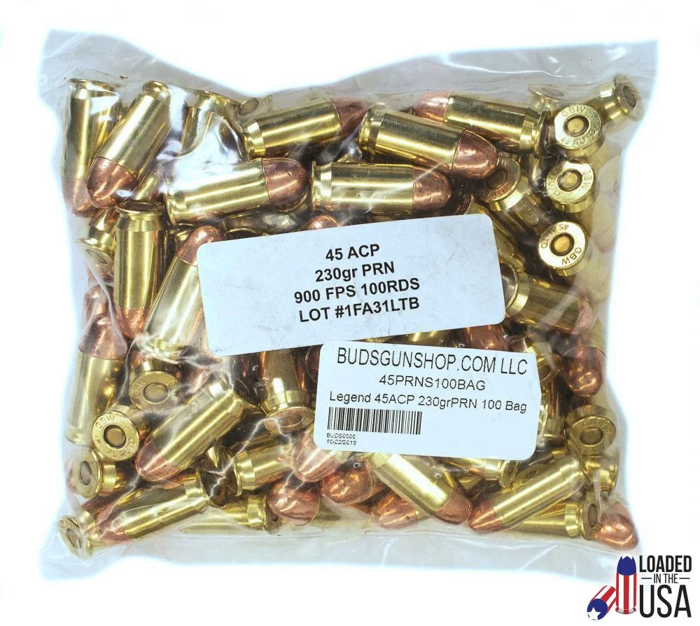 Buy Legend .45 ACP 230GR PRN 100rd Bag Online